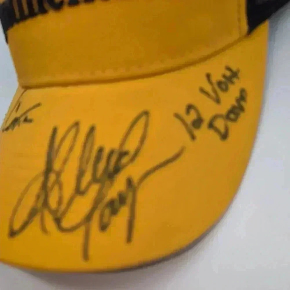 Continental Tire Signed Hat Autographed by 4 Lucky, 12v Dave , more - Picture 3 of 6